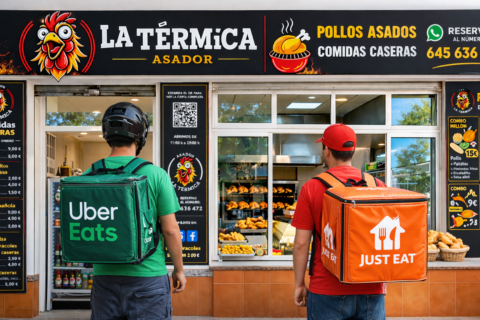 Pedidos a domicilio de Asador La Térmica en Uber Eats y Just Eat